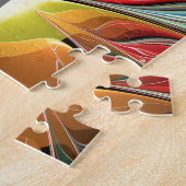 フラクタルの極楽鳥 ジグソーパズル (側面)