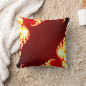 フラクタルの火災 クッション (ブランケット)