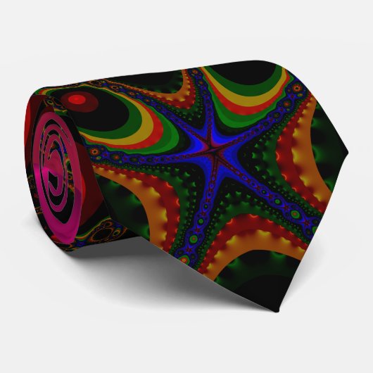 フラクタルの王室のなルビー ネクタイ (ロール)