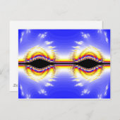 フラクタルの目 ポストカード (正面/裏面)