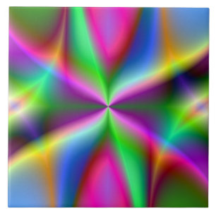 フラクタルの砂時計の芸術 タイル