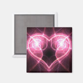 フラクタルの磁石: ハートIV マグネット (正面/裏面)