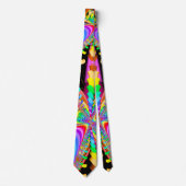 フラクタルの紙吹雪 ネクタイ (正面)