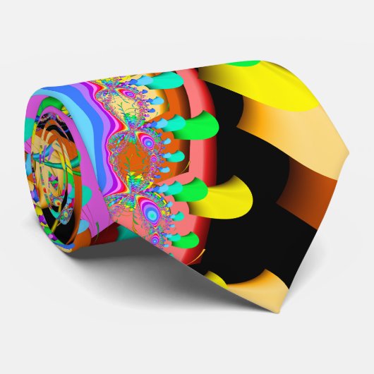 フラクタルの紙吹雪 ネクタイ (ロール)