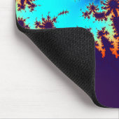 フラクタルの絞り染め: アニマルプリント マウスパッド (コーナー)