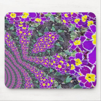 フラクタルの花のマウスパッド マウスパッド
