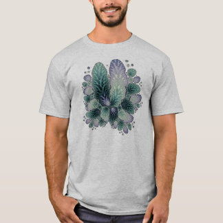 フラクタルの花びら Tシャツ
