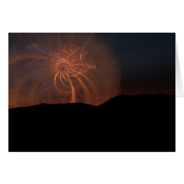 フラクタルの花火 (正面横)