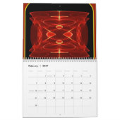 フラクタルの芸術のカレンダー カレンダー (2月 2027)