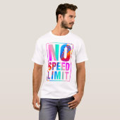 フラクタルの芸術の制限速度無し(11) Tシャツ (正面フル)