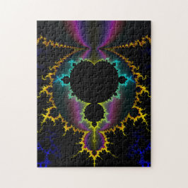 フラクタルの芸術の電気夜 ジグソーパズル