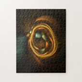 フラクタルの芸術の鳥の巣 ジグソーパズル (縦)