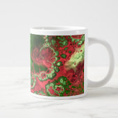 フラクタルの芸術2-4のジャンボマグ ジャンボコーヒーマグカップ (右)