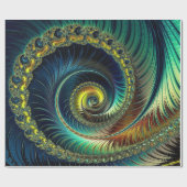 フラクタルの芸術42の包装紙 ラッピングペーパー (フラット)