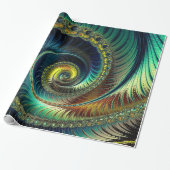 フラクタルの芸術42の包装紙 ラッピングペーパー (アンロールド)