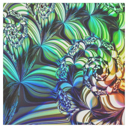 フラクタルの芸術56のカスタムの生地 ファブリック (クローズアップ)