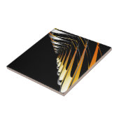 フラクタルの金ゴールドおよび銀製の背景 タイル (側面)