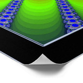 フラクタルの開花 ポスター (角)