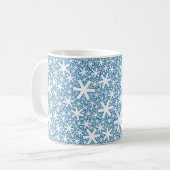 フラクタルの雪片 コーヒーマグカップ (正面左)