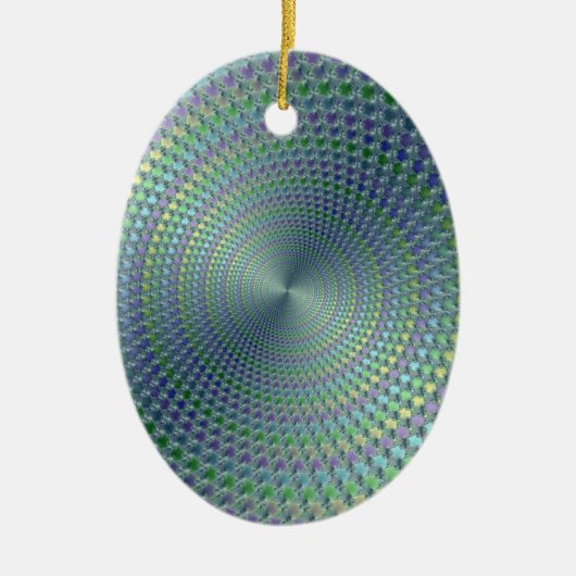 フラクタルの頭痛 セラミックオーナメント (正面)