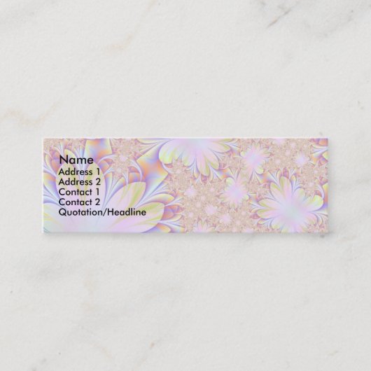 フラクタルのDaiseyのプロフィールカード スキニー名刺 (正面)