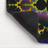 フラクタルのMandelbrot電気夜マウスパッド マウスパッド (コーナー)