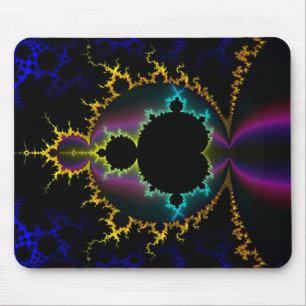 フラクタルのMandelbrot電気夜マウスパッド マウスパッド