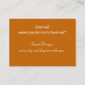 フラクタルは名刺を炎にあてます 名刺 (裏面)