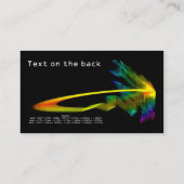 フラクタルは名刺を落とします 名刺 (裏面)