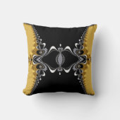フラクタルは金ゴールドを振ります+魔術のクッション クッション (正面)