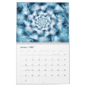 フラクタルらせん状(Fractal Calendar) カレンダー (1月 2027)