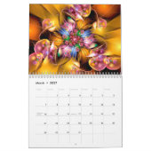 フラクタルらせん状(Wolfepaw Calendar) 1月Cvr カレンダー (3月 2027)