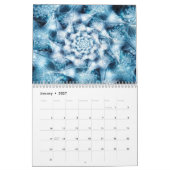 フラクタルらせん状(Wolfepaw Calendar) 1月Cvr カレンダー (1月 2027)
