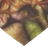 フラクタルを描いたポプリ・オレンジ テーブルクロス (アングル)