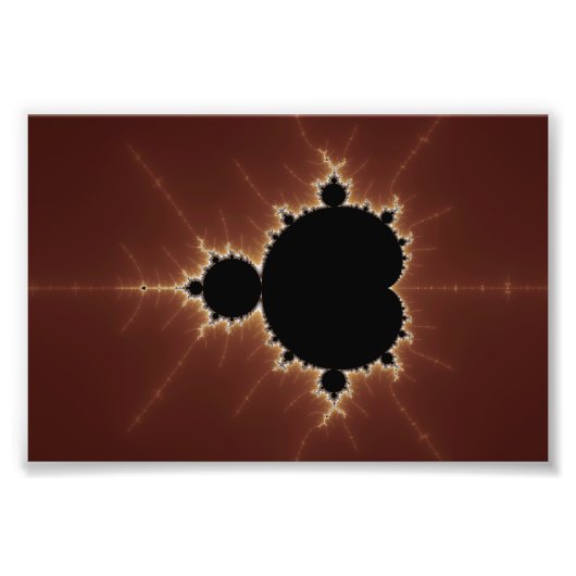 フラクタルを描いた微妙な力 フォトプリント            (正面)