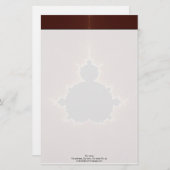 フラクタルを描いた微妙な力 便箋 (正面/裏面)