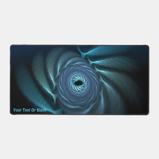 フラクタルを描いた氷鯨 デスクマット (正面)