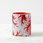 フラクタルを描いた赤血球 マグカップ (中央)