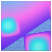 フラクタルを描くネオンサイケデリック分子 ファブリック (見本)