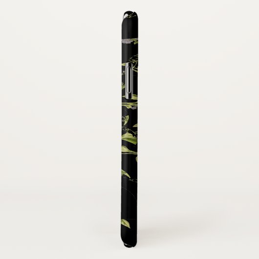 フラクタルを描く緑と黒の自然催眠 Case-Mate iPhoneケース (裏面/右)