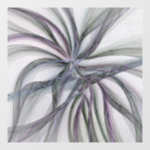 フラクタルを揺モダンらすフィレット動作抽象芸術 ウィンドウサイン (シート)