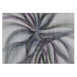 フラクタルを揺モダンらすフィレット動作抽象芸術 カッティングボード