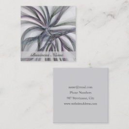 フラクタルを揺モダンらすフィレット動作抽象芸術 スクエア名刺