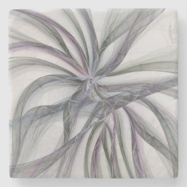 フラクタルを揺モダンらすフィレット動作抽象芸術 ストーンコースター