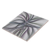 フラクタルを揺モダンらすフィレット動作抽象芸術 タイル (側面)