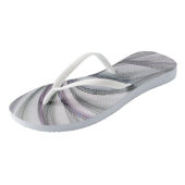 フラクタルを揺モダンらすフィレット動作抽象芸術 ビーチサンダル (アングル)