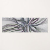 フラクタルを揺モダンらすフィレット動作抽象芸術 ヨガマット (正面(横))