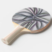 フラクタルを揺モダンらすフィレット動作抽象芸術 卓球ラケット (正面アングル)