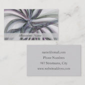 フラクタルを揺モダンらすフィレット動作抽象芸術 名刺 (正面/裏面)