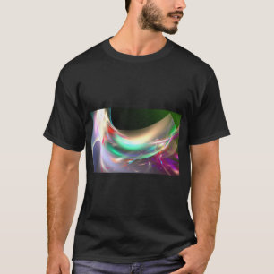 フラクタルアートの背景 Tシャツ